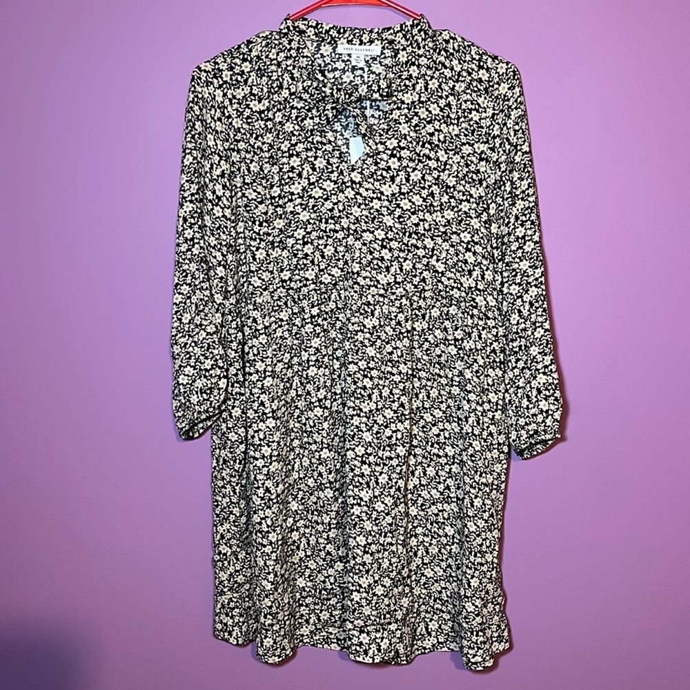 Free Assembly Floral Viscose dress